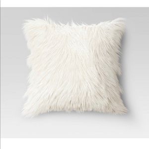 Faux fur pillow